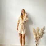 Handmade muslin kimono robe with wide sleeves, belted waist, short length and breathable double-gauze cotton