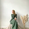 elegant muslin women trousers set