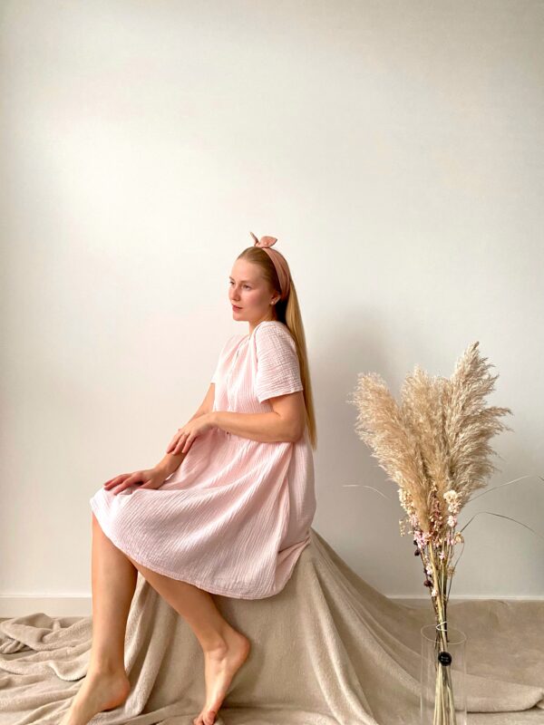 muslin sustainable women dress