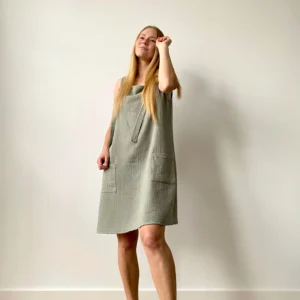 casual comfortable muslin dress for women