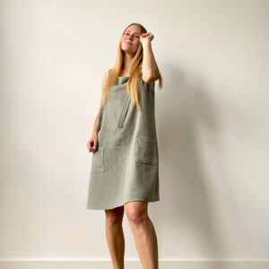 casual comfortable muslin dress for women