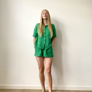 muslin women short set
