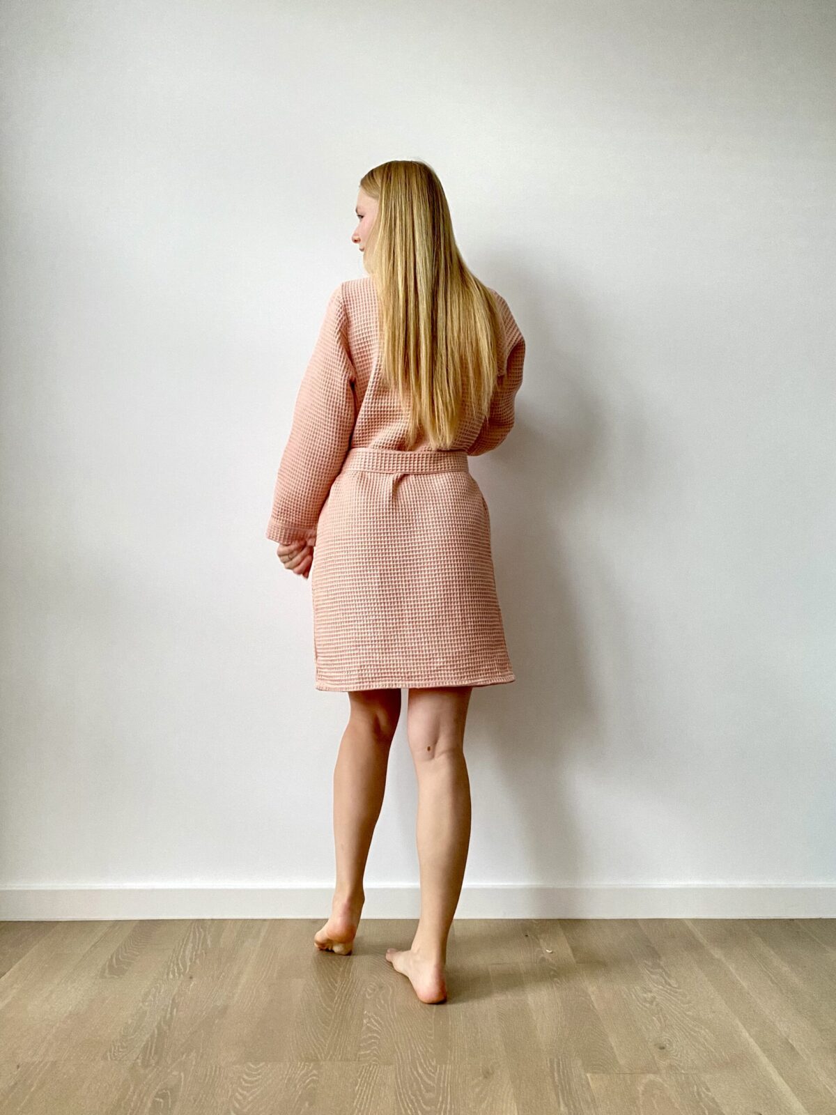 waffle cotton woman robe