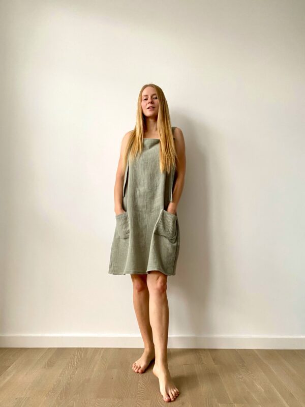 casual comfortable muslin dress for women
