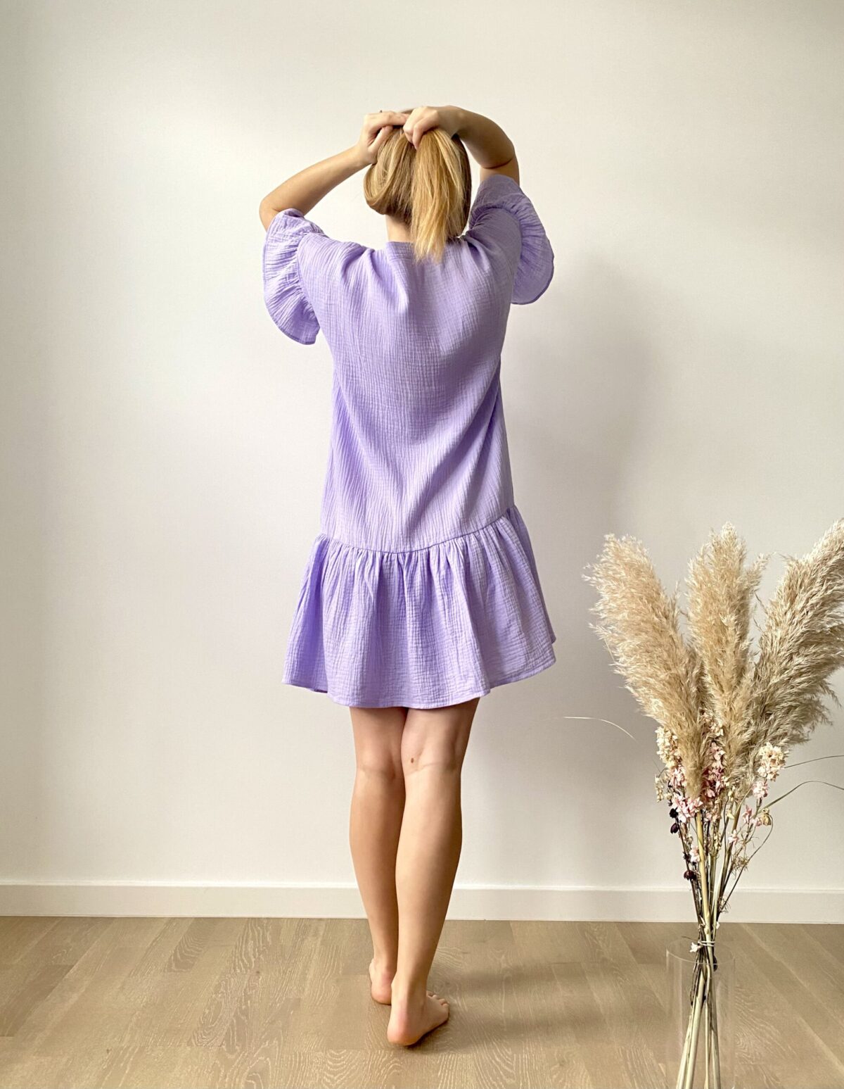 muslin sustainable women dress