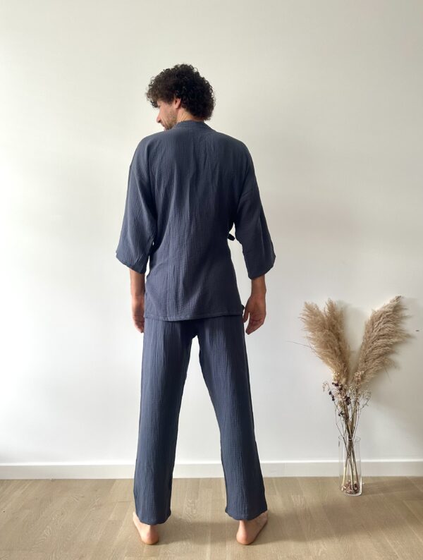 sustainable cotton pyjama set for man