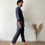 muslin pajama set for men, sustainable fashion