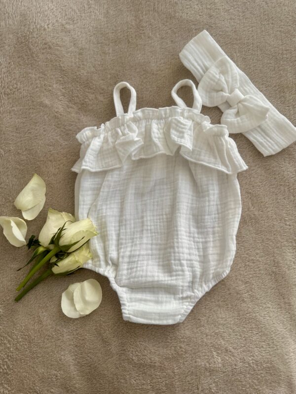 baby girl's romper 100% organic cotton