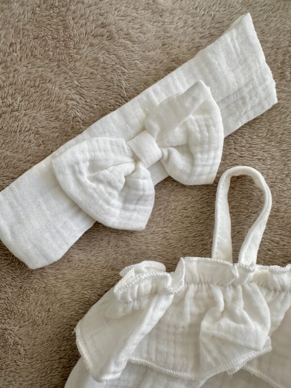 baby girl's romper 100% organic cotton