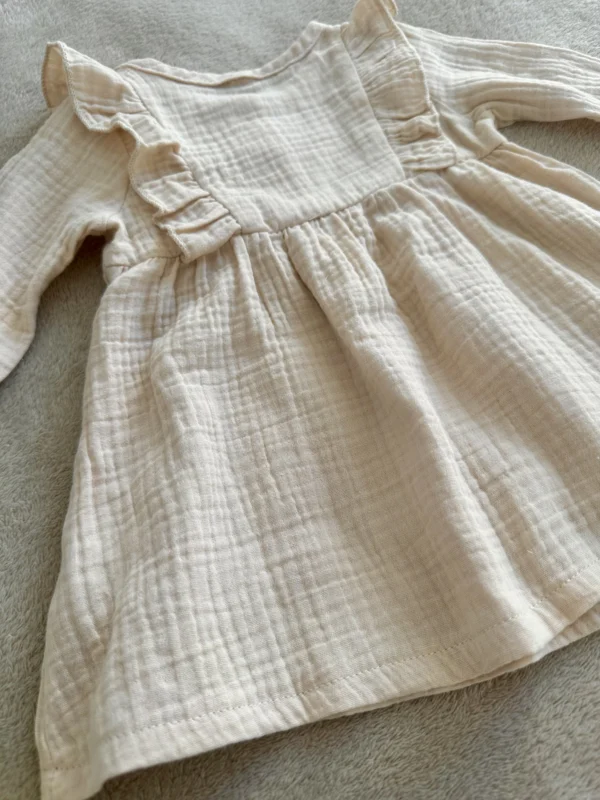 muslin girls organic dress