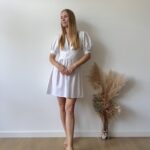 Elegant mini summer dress, perfect for weddings