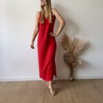 Midi dress made of organic cotton, natural fabric