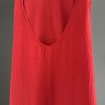 Muslin long dress, without sleeves