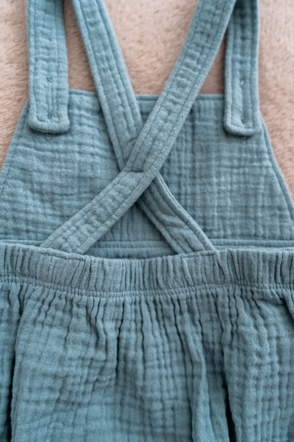 Sustainable fabric kids' romper
