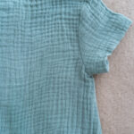 Organic Cotton muslin kids' romper