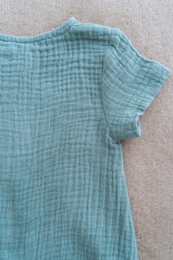 Organic Cotton muslin kids' romper