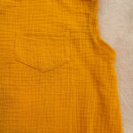 Muslin dress with no sleeves for girls