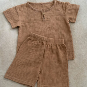 boys short set made of organic cotton
