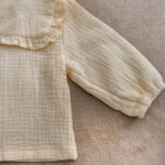 organic cotton handmade baby muslin set