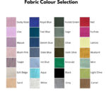 Muslin fabric colour selection. Natural material, 100% cotton