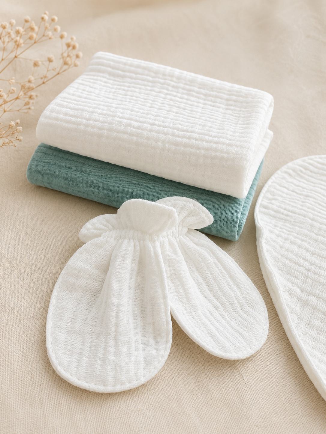 Muslin baby gift set