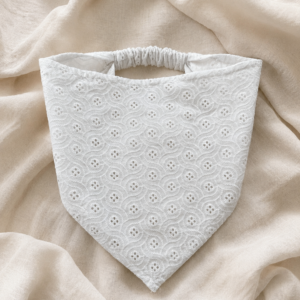 Meadow Cotton Eyelet Head Scarf - full length