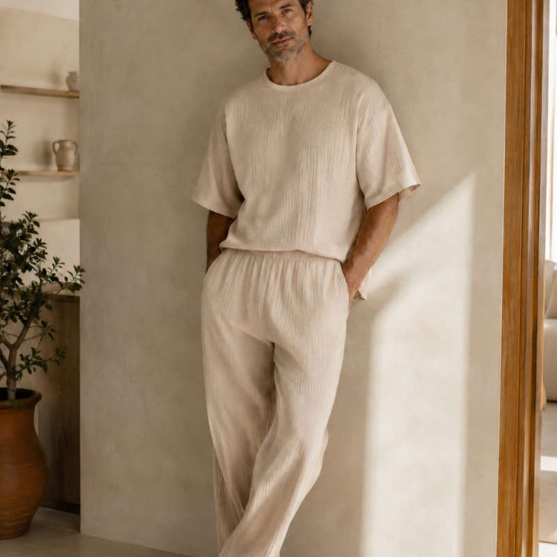 Noah Men’s Muslin Lounge Set