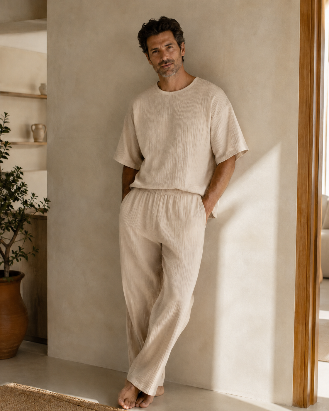 Noah Men’s Muslin Lounge Set